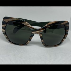 Prada VAO-4J1 Hexagon Shape Sunglasses